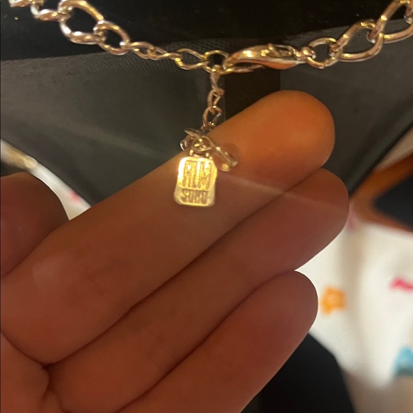 Alm Soho silver tone modernist collar - Picture 3 of 3